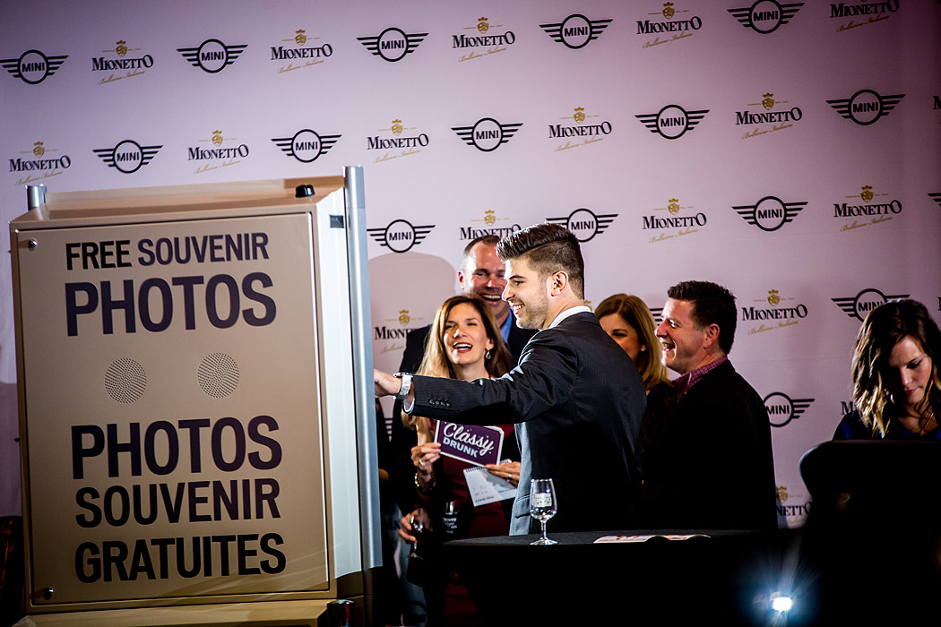 Branded client and partner event photo activation