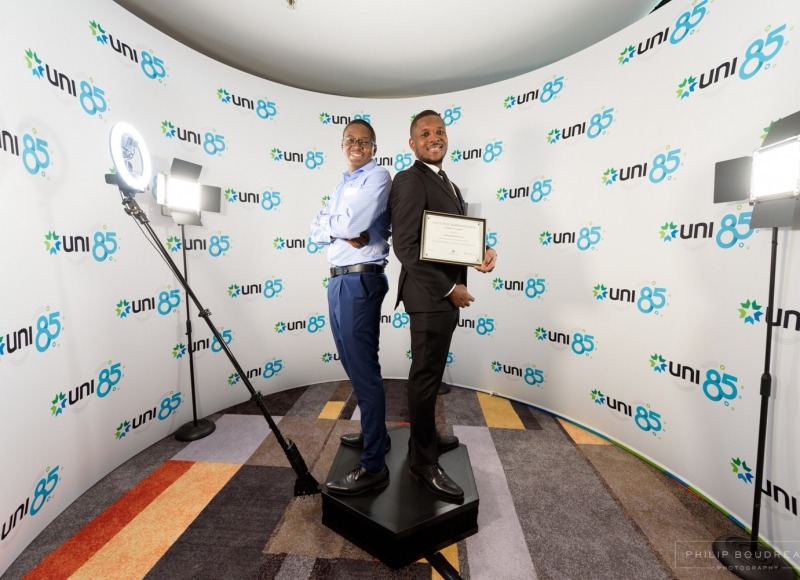 360 spincam platform in use at UNI 85th corporate celebration